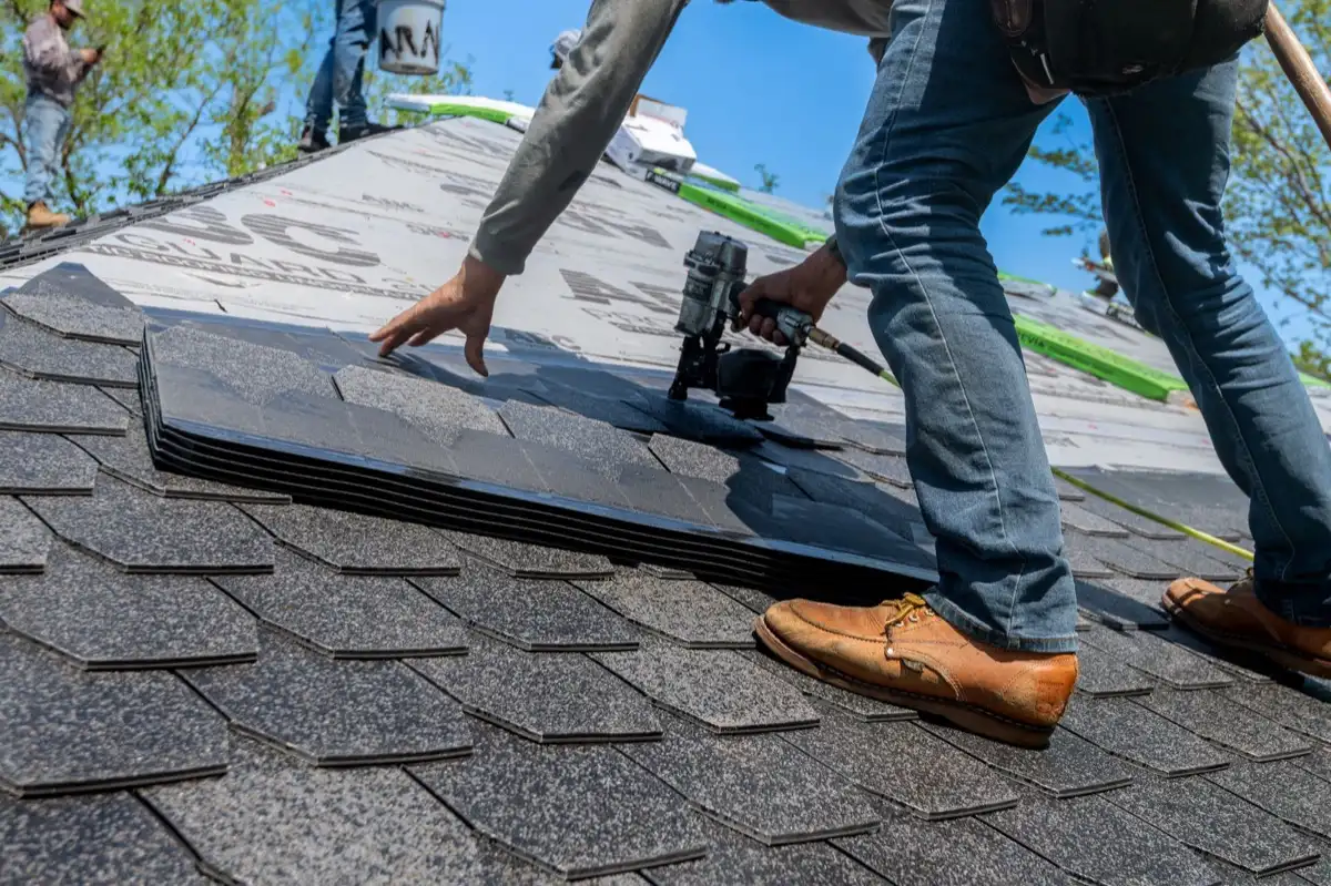 roofing project in Bryan, TX — 1